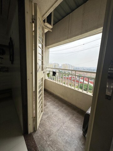 Balcony in 2 BHK Apartment at Geeta Gold Fusion, Kharadi – for Rent