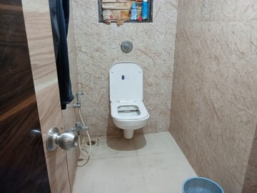 Bathroom in 3 BHK Apartment at Shakti Enclave Phase 2, Malad West – for Rent