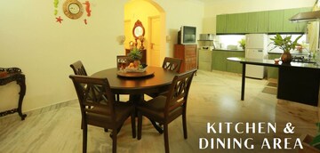 Kitchen in 3 BHK Villa at Candolim – for Rent