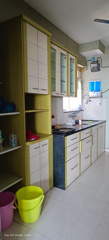 Kitchen in 3 BHK Apartment at Hiranandani Northside, Ghodbunder Road – for Rent