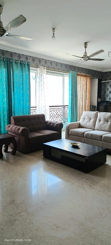 Living Room in 3 BHK Apartment at Hiranandani Northside, Ghodbunder Road – for Rent