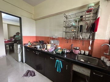 Kitchen in 2 BHK Apartment at Swastik Residency 1, Ghodbunder Road – for Rent