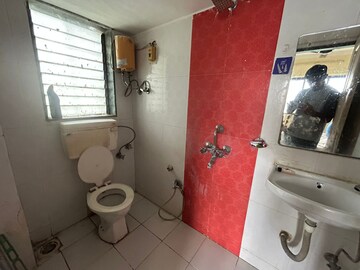 Bathroom in 2 BHK Apartment at Swastik Residency 1, Ghodbunder Road – for Rent