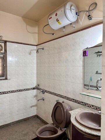 Bathroom in 3 BHK Apartment at Clover Water Garden Apartment, Kalyani Nagar – for Rent