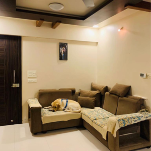 Living Room in 2 BHK Apartment at Bhojwani Destiny, Pimple Saudagar – for Sale