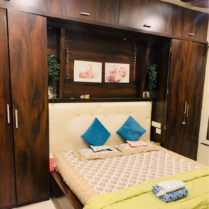 Bedroom in 2 BHK Apartment at Bhojwani Destiny, Pimple Saudagar – for Sale