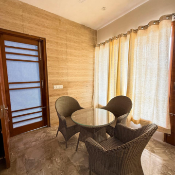 Living Room in 3 BHK Builder Floor at Aerocity – for Rent