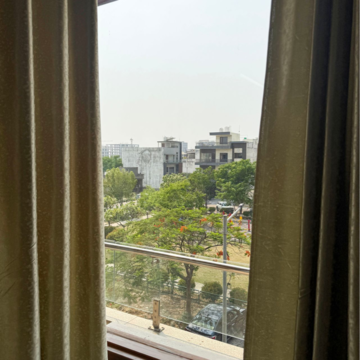Balcony in 3 BHK Builder Floor at Aerocity – for Rent