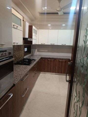 Kitchen in 4 BHK Builder Floor at Florence Nightingale Lane, Green Park Extension – for Rent