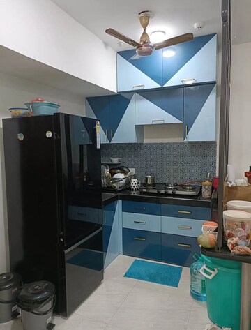 Kitchen in 1 BHK Apartment at Lodha Crown Quality Homes, Majiwada – for Rent