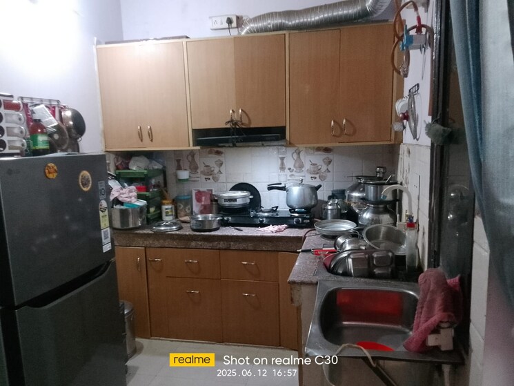 Kitchen, saj-ecostar 2 Bedroom 750 Sq.Ft. Builder Floor In Sector 104 Noida 8882496