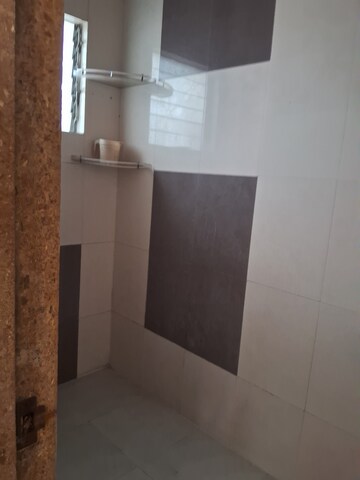 Bathroom in 1 BHK Apartment at New Krishna Tower, Kopar Khairane – for Rent