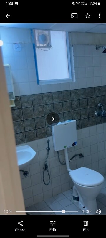 Bathroom in 2 BHK Apartment at MRG The Balcony, Sector 93 – for Rent