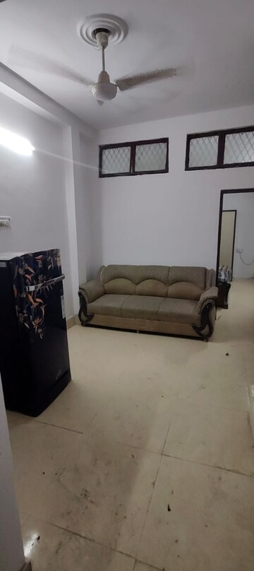 Living Room in 1 BHK Builder Floor at Chattarpur – for Rent