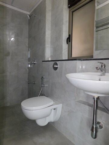 Bathroom in 1 BHK Apartment at Sheth Irene, Malad West – for Rent