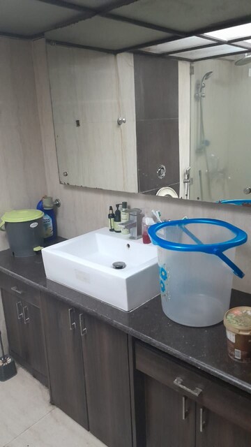 Bathroom in 1 BHK Apartment at Royal Palms, Goregaon East – for Rent