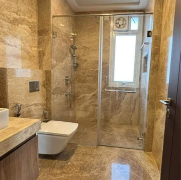 Bathroom in 3 BHK Apartment at Malad East – for Rent