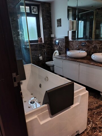 Kitchen in 4 BHK Builder Floor at Green Park – for Sale
