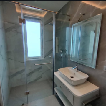 Living Room in 3 BHK Apartment at Omkar Alta Monte, Laxman Nagar – for Rent