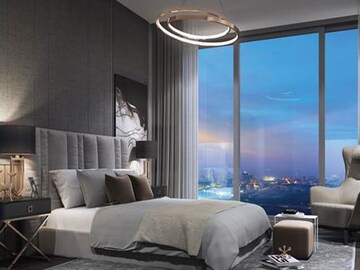 Living Room in 4 BHK Apartment at K Raheja Modern Vivarea, Mahalaxmi – for Sale