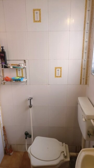 Bathroom in 2 BHK Apartment at HDIL Dheeraj Diamond, Malad West – for Rent