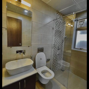 Bathroom in 3 BHK Apartment at Goregaon East – for Rent
