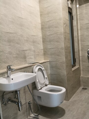 Bathroom in 4 BHK Apartment at Adani Ten BKC, Bandra East – for Rent