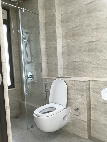 Bathroom in 4 BHK Apartment at Adani Ten BKC, Bandra East – for Rent