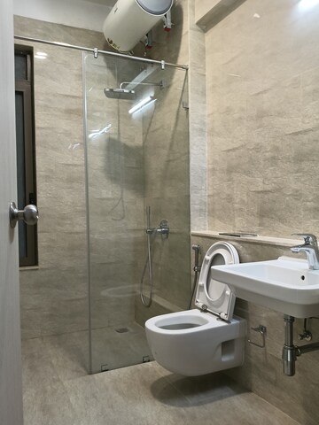 Bathroom in 4 BHK Apartment at Adani Ten BKC, Bandra East – for Rent