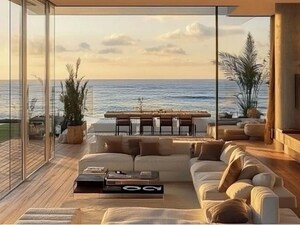 Living Room in 3.5 BHK Apartment at Reis Magos – for Sale