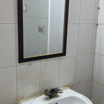 Bathroom in 1 RK Independent House at RWA Apartments Sector 19, Sector 19 – for Rent