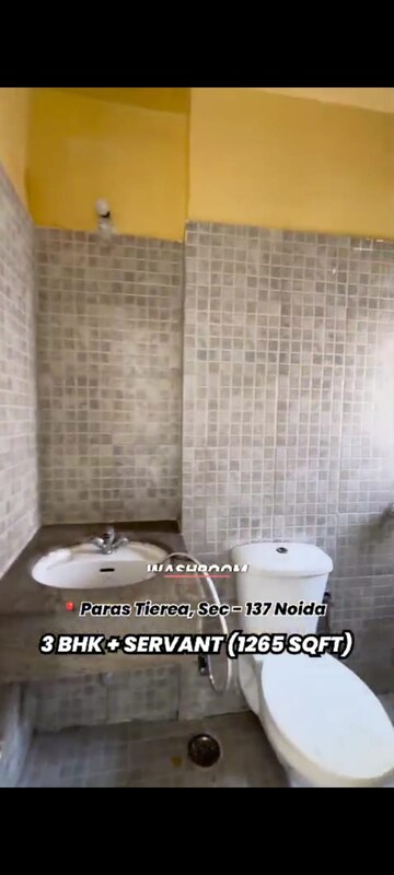 Bathroom in 3.5 BHK Apartment at Paras Tierea, Sector 137 – for Sale