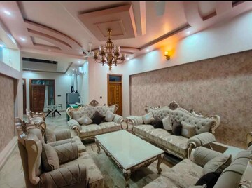 Living Room in 4 BHK Penthouse at Saguna More – for Rent
