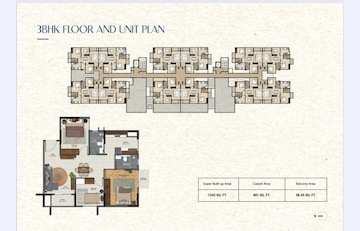 Master Plan in 3 BHK Apartment at Aratt Alchemy Elixir, Electronic City Phase I – for Sale