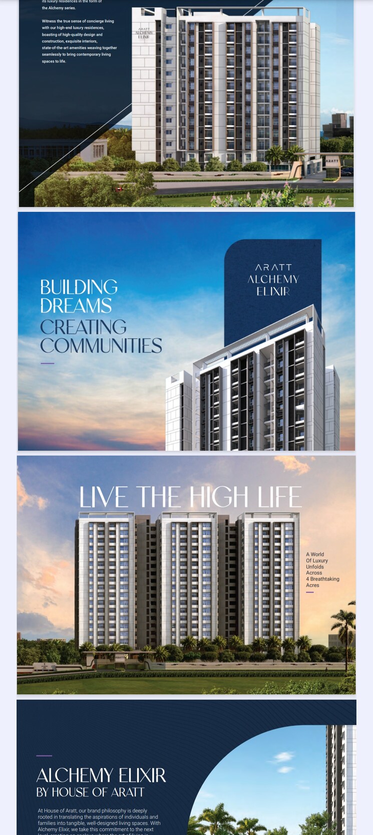 Exterior View, aratt-alchemy-elixir 3 Bedroom 1342 Sq.Ft. Apartment In Electronic City Phase I Bangalore 8883838