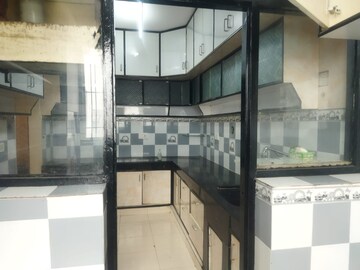 Kitchen in 3 BHK Apartment at Ramky Utsav Apartments, Sanjay Nagar – for Rent