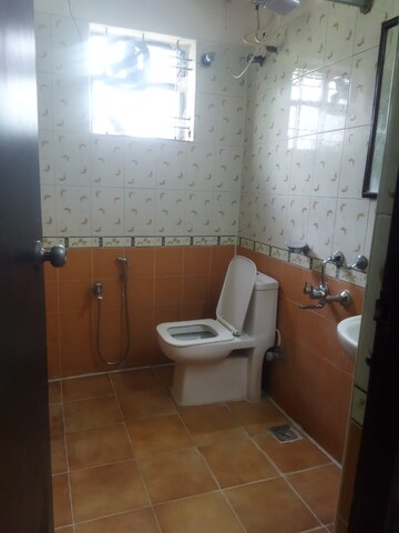 Bathroom in 3 BHK Apartment at Ramky Utsav Apartments, Sanjay Nagar – for Rent
