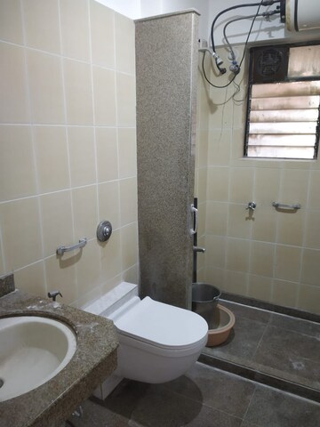 Bathroom in 1 BHK Apartment at Sheth Irene, Malad West – for Rent