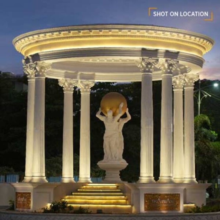 Living Room, tharwani-vedant-palacia 3 Bedroom 1055 Sq.Ft. Apartment In Khadakpada Thane 8883994