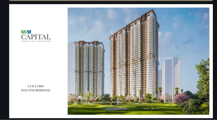 Exterior View, m3m-capital 2 Bedroom 1310 Sq.Ft. Apartment In Sector 113 Gurgaon 8884095