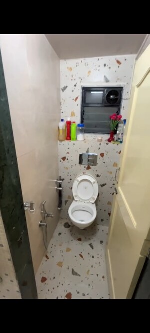 Bathroom in 1 BHK Apartment at Vidya Sankalp Cooperative Housing Society, Goregaon East – for Sale