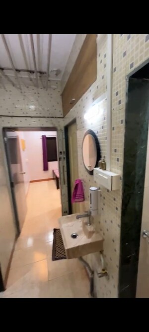 Bathroom in 1 BHK Apartment at Vidya Sankalp Cooperative Housing Society, Goregaon East – for Sale