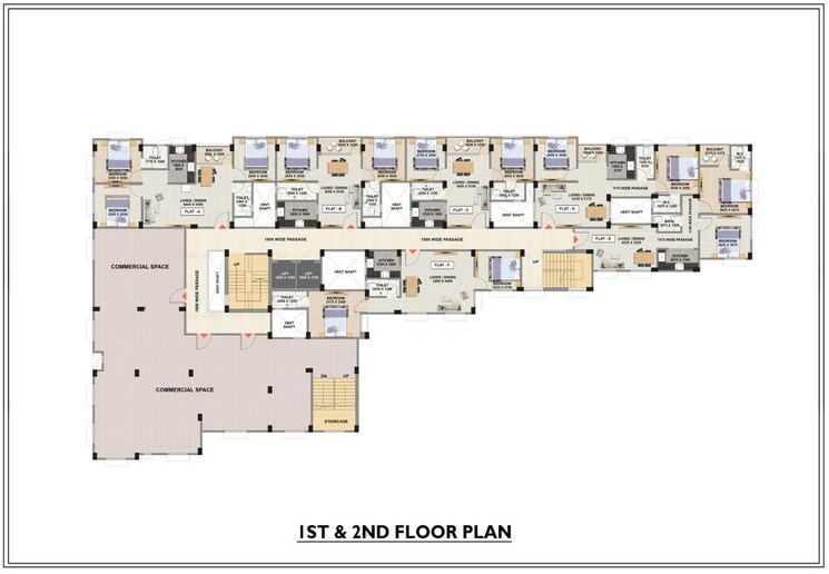 Master Plan, matigara 3 Bedroom 1092 Sq.Ft. Apartment In Matigara Siliguri 8884306