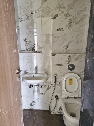 Bathroom in 1 BHK Apartment at Oxford Navrang Crystal, Goregaon West – for Rent