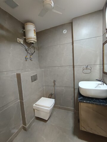 Bathroom in 2.5 BHK Apartment at Jahaz Apartments, Paschim Vihar – for Rent