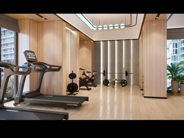 Gym in 2 BHK Apartment at Lodha Vista, Lower Parel – for Rent