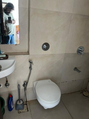 Bathroom in 1 BHK Apartment at Conwood Astoria, Goregaon East – for Rent