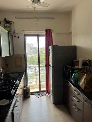 Kitchen in 1 BHK Apartment at Conwood Astoria, Goregaon East – for Rent