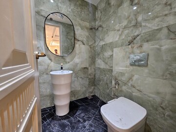 Bathroom in 4 BHK Builder Floor at Parklands, Sector 85 – for Sale