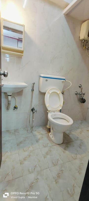 Bathroom in 1 BHK Apartment at God Gifts Building, Lower Parel – for Rent